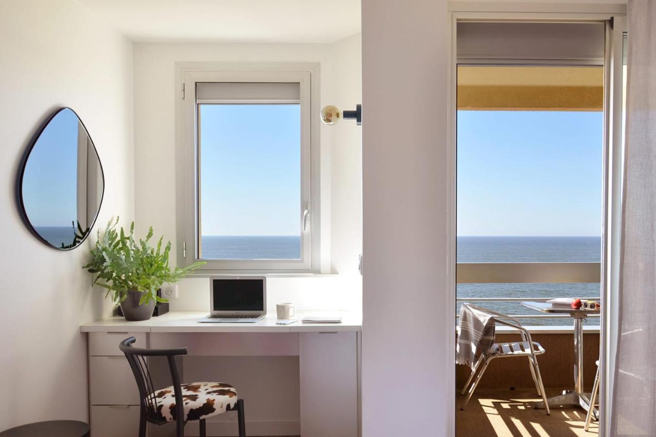 Nouvelle Vague Modern Ocean View Studio W Balcony - Swimming Pool Biarritz Buitenkant foto