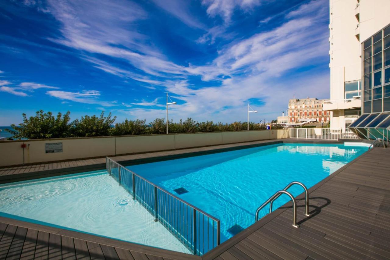 Nouvelle Vague Modern Ocean View Studio W Balcony - Swimming Pool Biarritz Buitenkant foto