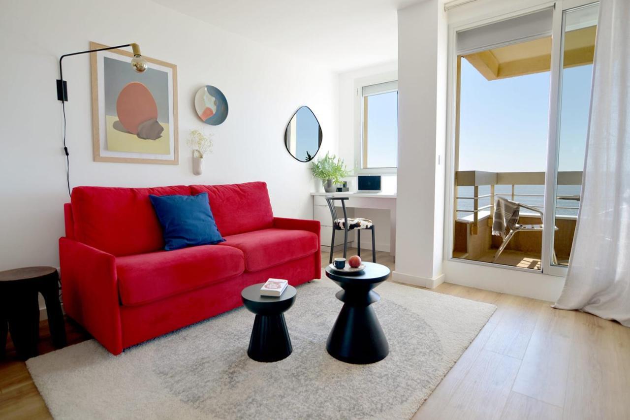 Nouvelle Vague Modern Ocean View Studio W Balcony - Swimming Pool Biarritz Buitenkant foto